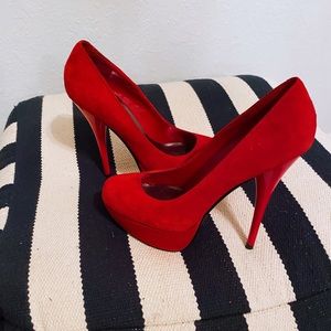 Bakers Red Pumps